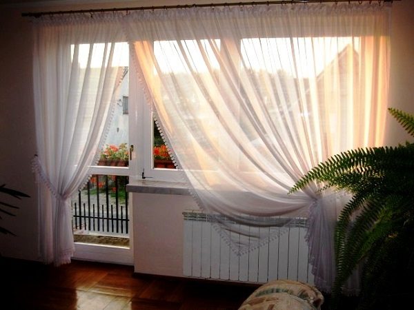 rideaux dans le salon