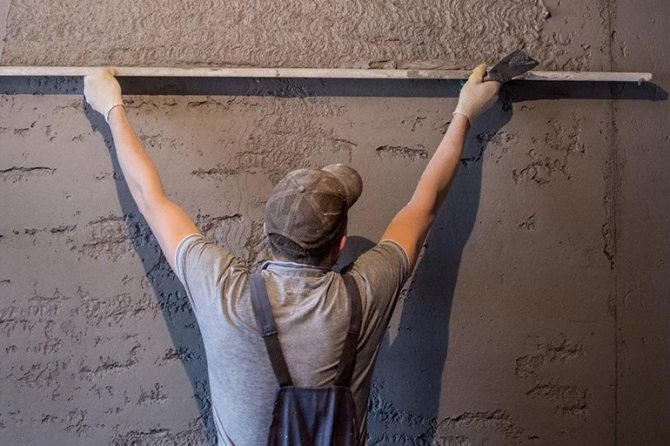 Plâtrage des murs