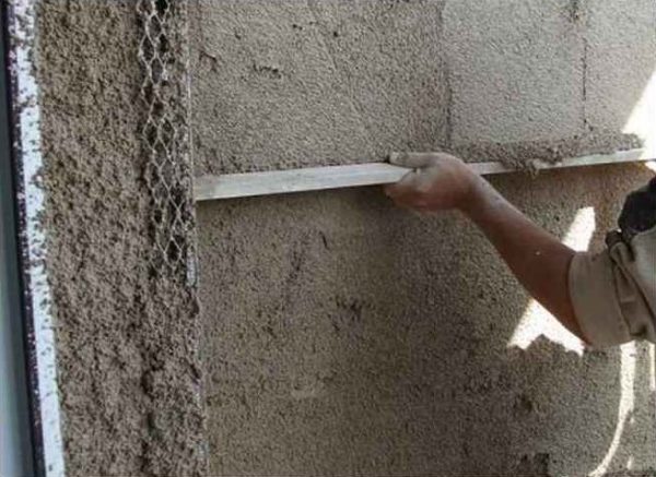 Plâtrage des murs