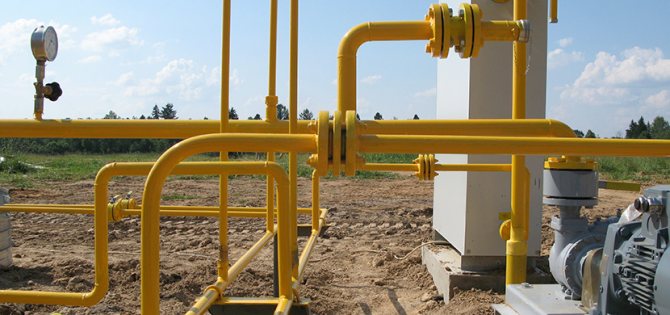 Gasleitungssystem in einer Industrieanlage