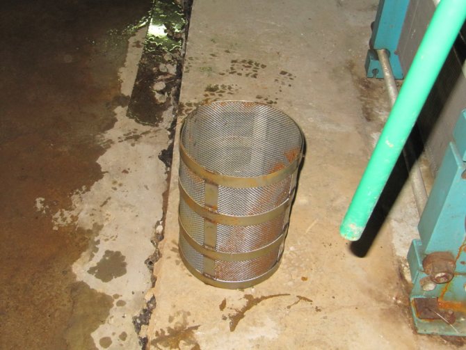 Eiswassersystem, Filter nach Anwendung der Methode