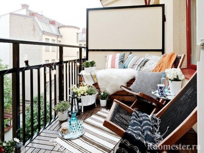 Idées modernes pour la conception et l'agencement du balcon et de la loggia