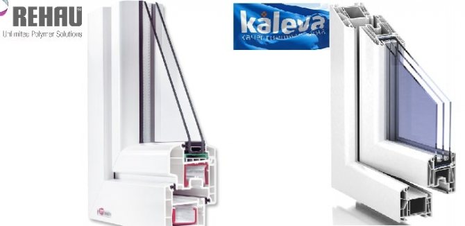 Comparaison des profils Rehau et Kaleva