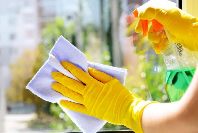 Nettoyant pour vitres au vinaigre