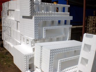 Blocos de construção de isopor