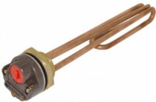 Elemento de aquecimento com termostato. O elemento de aquecimento com um termostato irá aquecer a água com segurança e rapidez