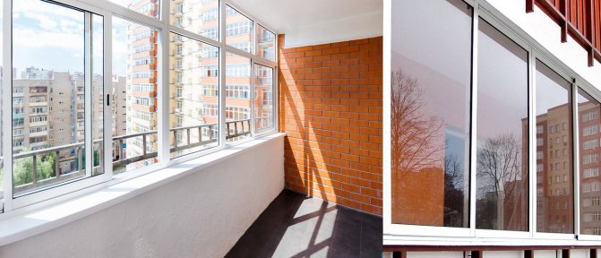 vitrage en aluminium chaud des loggias