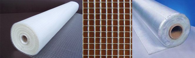 Matériau d'isolation thermique : maille de fibre de verre, fibre de verre, fibre de verre.