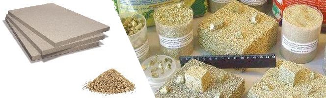 Matériau d'isolation thermique Vermiculite
