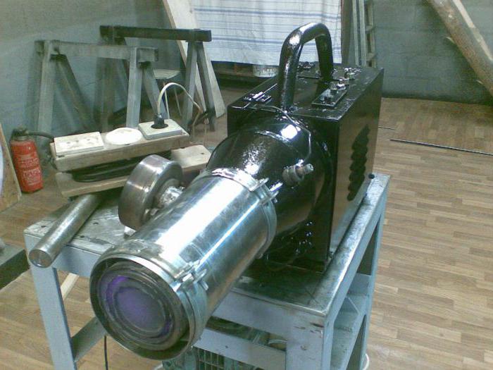 pistolet thermique à huile usée à faire soi-même