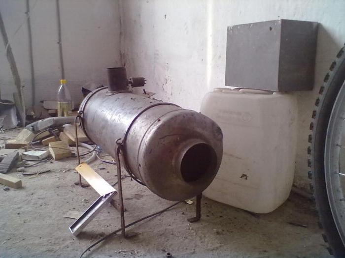 pistolet thermique d'huile usagée