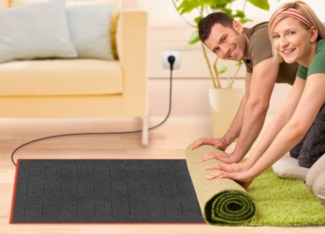 Sol chaud sous le tapis