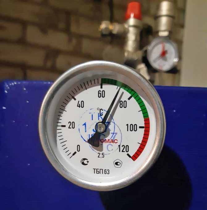Thermomètre de chaudière