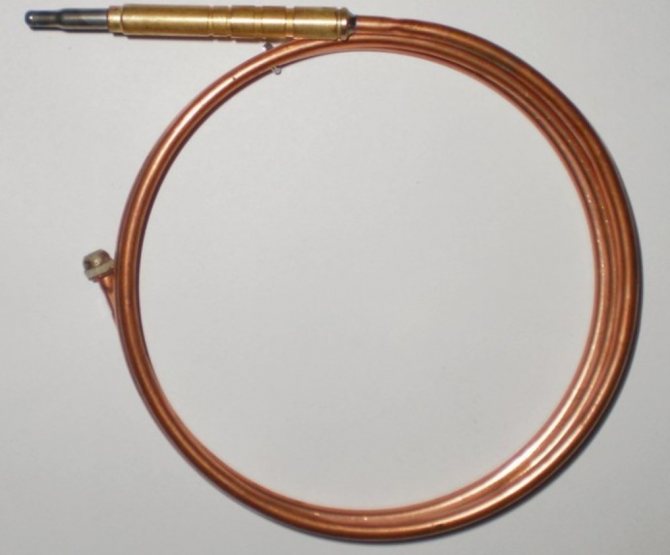 Thermoelement für einen Gaskessel kann sich in der Länge und Dicke des Rohres unterscheiden