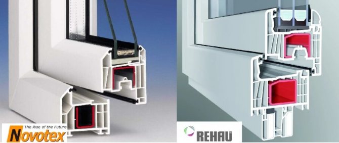 Verstärkungstyp Rehau und Novotex