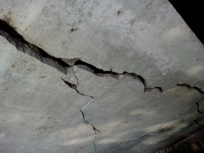 Béton fissuré