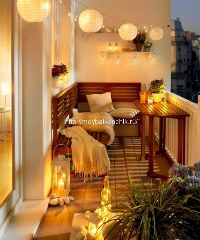 ensemble d'angle pour balcon