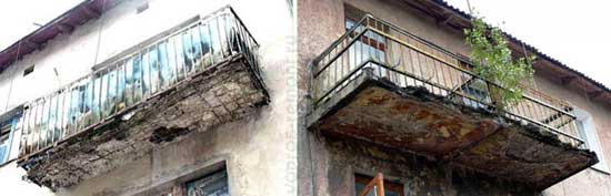Renforcement clé en main de parapets et de dalles de balcon