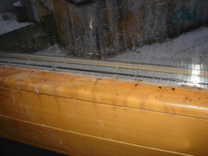 Wasserschaden durch einen Holzrahmen