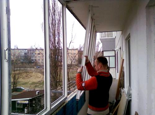 Installation de fenêtre de balcon bricolage
