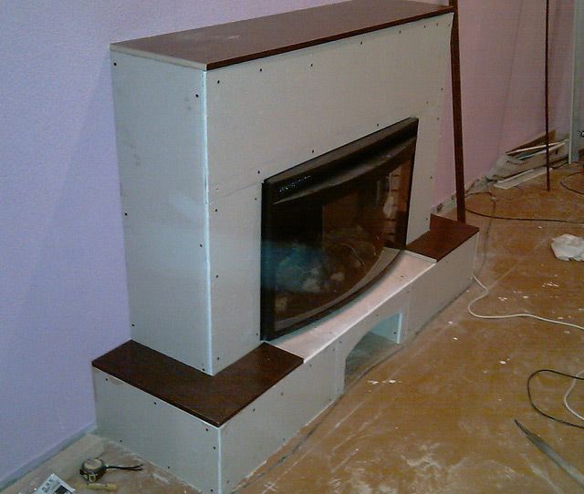 Foyer électrique installé
