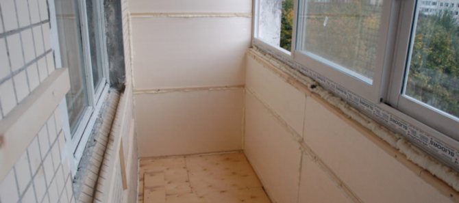 Isolation du balcon avec Penoplex