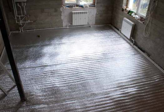 isolamento de piso com penofol sem abertura