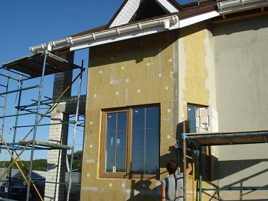 isolamento de parede exterior com lã mineral