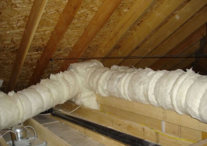 Isolation du plafond