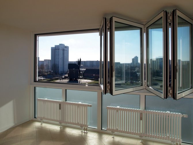 Isolierter Panoramabalkon