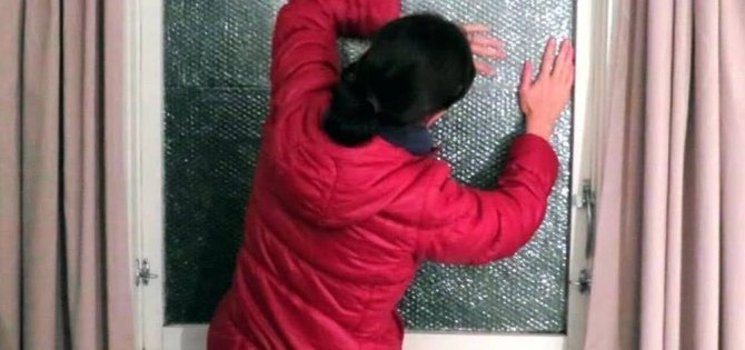 Isolierfolie für doppelt verglaste Fenster