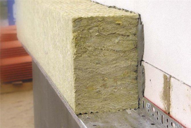 Mineral yünü duvara sabitlemek için montaj