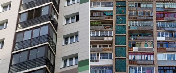 Dans les bâtiments plus anciens, les fenêtres installées par les résidents ne sont généralement pas si importantes.