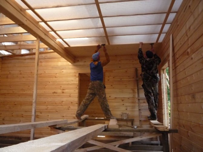 Possibilité d'isolation du plafond