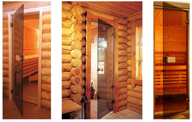 Options de porte de hammam