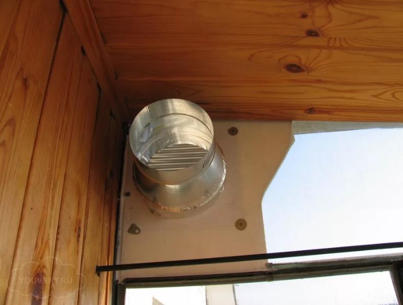 aération sur le balcon