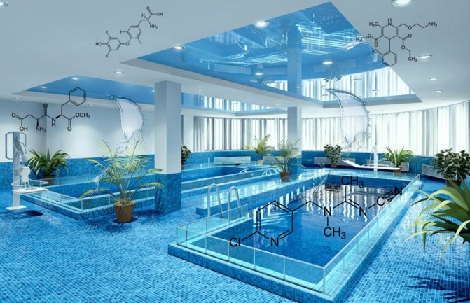 Ventilação de uma sala com piscina
