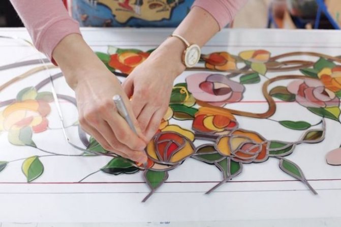 витражни врати в интериора