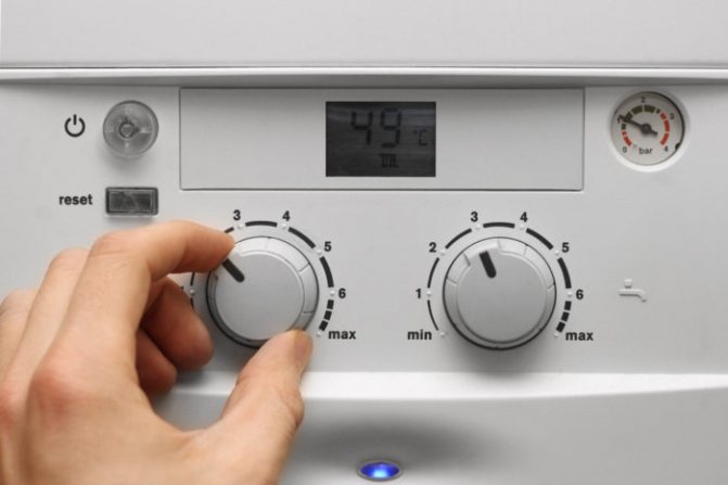 Включване на газовия котел