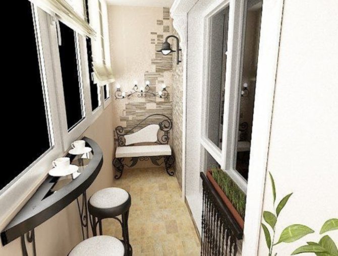 décoration intérieure du balcon à Khrouchtchev