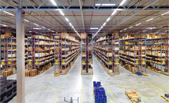 Lufterwärmung von Logistikzentren