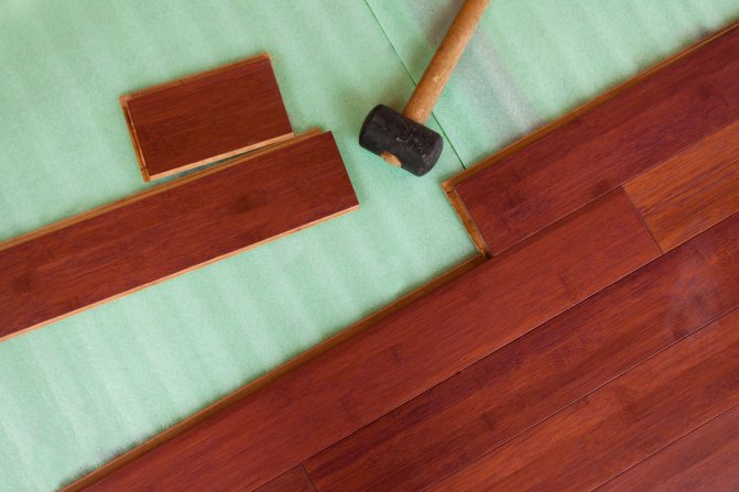 Escolhendo um substrato laminado para um piso de água quente