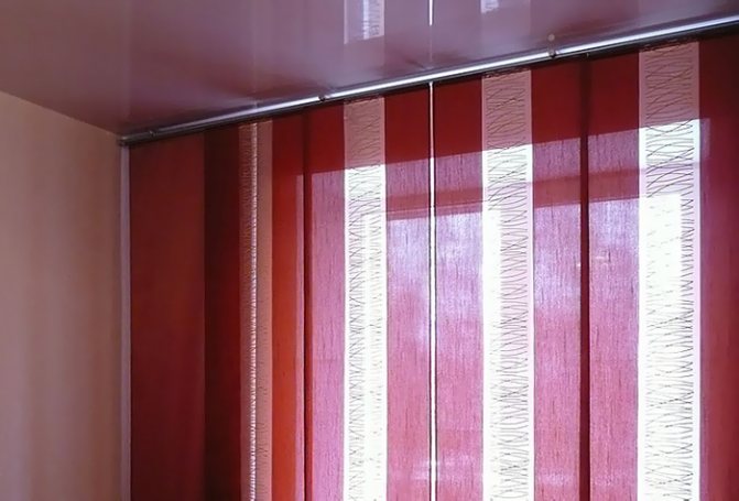 Rideaux japonais bricolage: master class de couture