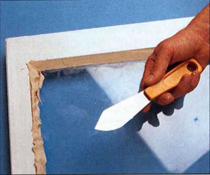 Mastic de fenêtre bricolage