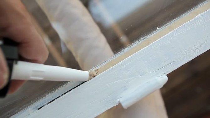 Mastic de fenêtre