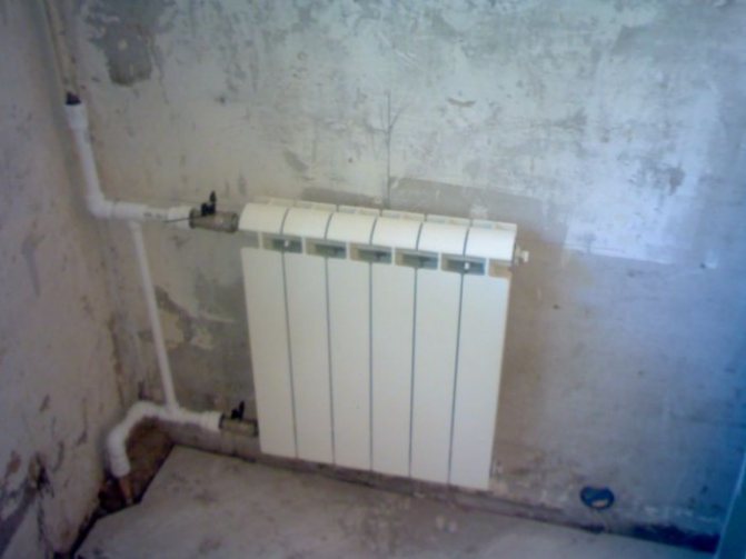remplacement du chauffage dans l'appartement