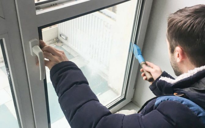 Ersetzen von Glas in einem doppelt verglasten Fenster