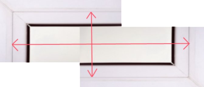 mesure d'une fenêtre à double vitrage
