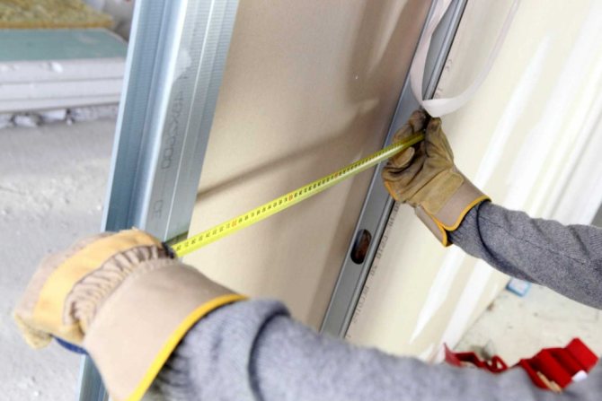 Toutes les surfaces à revêtir sont sujettes à des mesures.