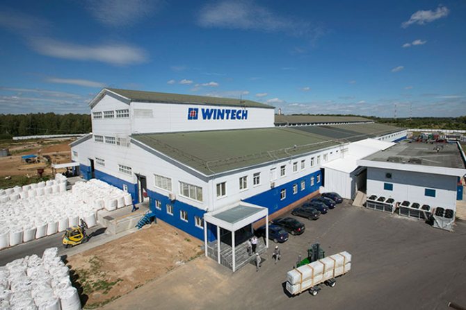 Planta de produção de perfis de PVC Wintech